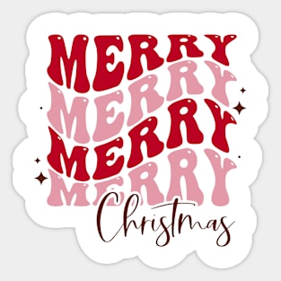 Merry Merry Christmas Sticker